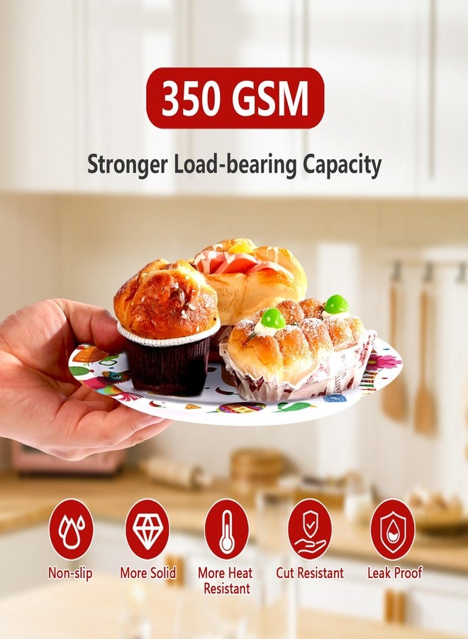 Greencian 96Pcs Taco Twosday Party Decorations Mexican Fiesta 2nd Birthday Plates and Napkins Tableware Sets Mexican Party Decoration for Cinco De Mayo Taco Tuesday 2 Years Old Party Supplies Serves 24 - Image 4